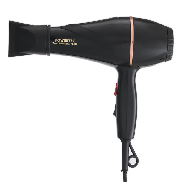 Powertec TR-501 Profesyonel Saç Kurutma Makinesi Siyah