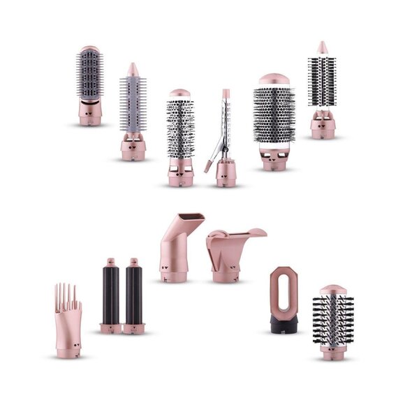 Powertec TR-6666 Ionic Series AirWrap Saç Şekillendirici ve Kurutma 13in 1 Profesyonel Set