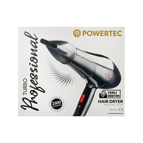 Powertec TR-701 Fön ve Saç Kurutma Makinesi