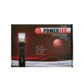 Powertec TR-800 Profesyonel Çift Bataryalı Tıraş Makinesi - Thumbnail