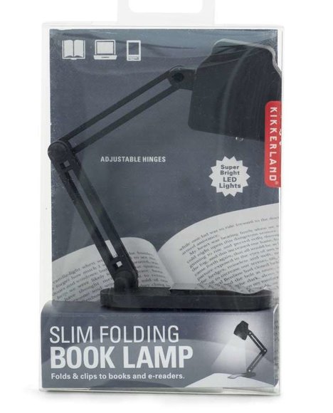 Kikkerland SLIM FOLDING BOOK LAMP Katlanan İnce Kitap Okuma Lambası - 4