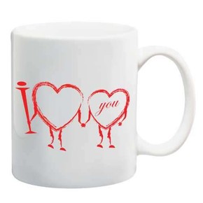 Biggdesign - I LOVE YOU Seramik Kupa Bardak