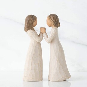 Willow Tree Sisters by Heart - Kalpten Kız Kardeşler Biblo - Thumbnail