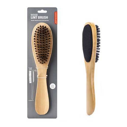 Kikkerland WOOD LINT BRUSH Ahşap Tüy Toplayıcı ve Fırça